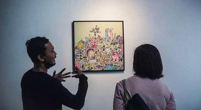 Lowpop: Seniman asal Lampung Gelar Pameran Perdana di Yogyakarta
