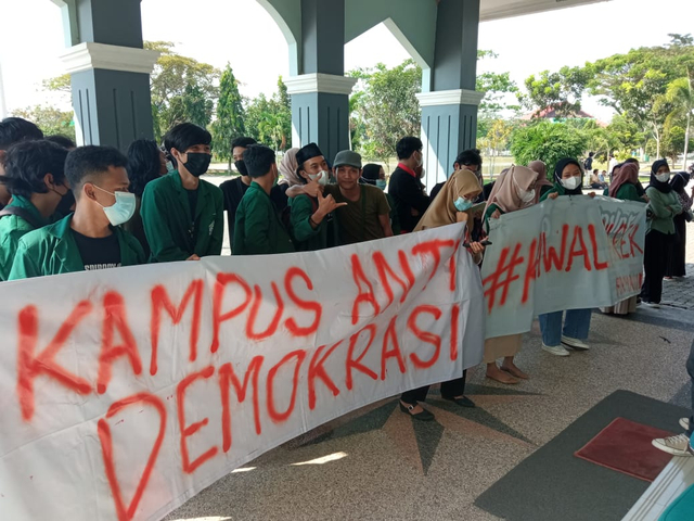 Soal Aksi Demo Mahasiswa Terkait Pemilihan Rektor, Humas UIN RIL Angkat Bicara