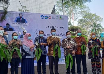 Unila Luncurkan Campus Garden dengan Berbagai Spesies Tanaman Anggrek