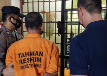 Diduga Korupsi, Polres Tanggamus Tangkap Oknum PNS Mantan Kepala Desa