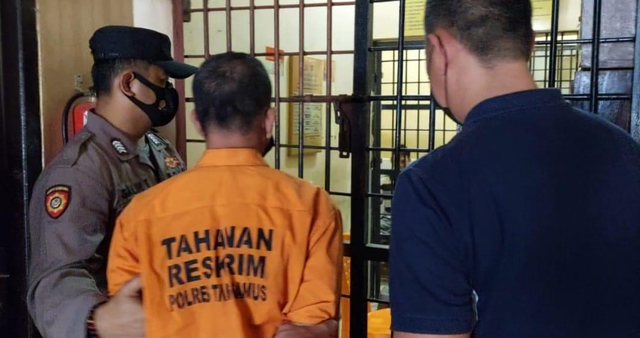 Diduga Korupsi, Polres Tanggamus Tangkap Oknum PNS Mantan Kepala Desa