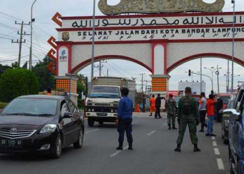 PPKM Mikro, Masuk Bandar Lampung Harus Tunjukkan Surat Vaksin dan Rapid Antigen