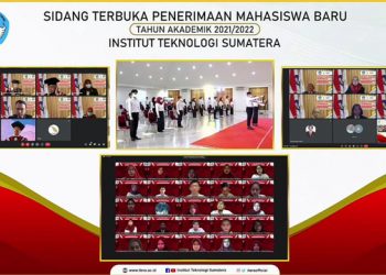 Itera Kukuhkan 4.674 Mahasiswa Baru Tahun Akademik 2021/AC2021