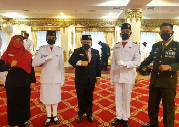 Putra Putri Terbaik Lampung Jadi Paskibra HUT Ke-76 RI di Istana Negara