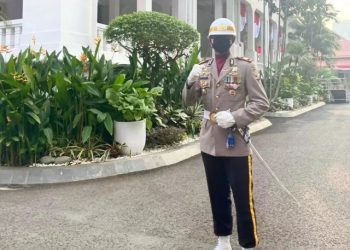 Sosok Brimob Polda Lampung yang Jadi Komandan Paskibraka HUT Ke-76 RI