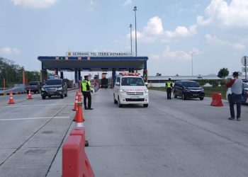 Perpanjangan PPKM, Ini Sejumlah Titik Tol di Lampung yang Dilakukan Penyekatan