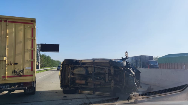 Kecelakaan Tunggal di Tol Lampung, 3 Orang Meninggal Dunia