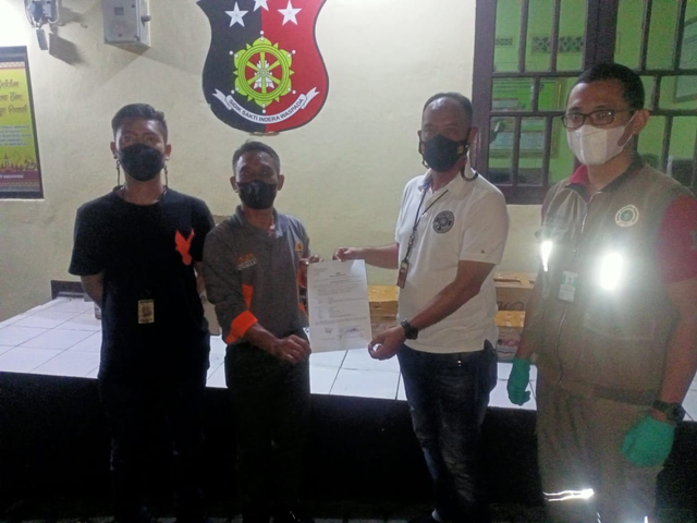 Penyelundupan 2 Siamang Kurus Terbungkus Kardus Digagalkan KSKP Bakauheni