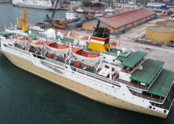 Semua Pasien Telah Selesai Isolasi, KM Lawit Dilakukan Penyemprotan Disinfektan