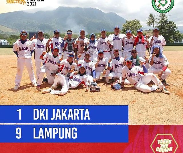 Kalahkan DKI Jakarta 9-1, Softball Lampung Siap Rebut Emas di Final PON XX Papua