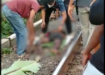 Pria Diduga ODGJ Tewas Tertabrak Kereta Api di Lampung Selatan