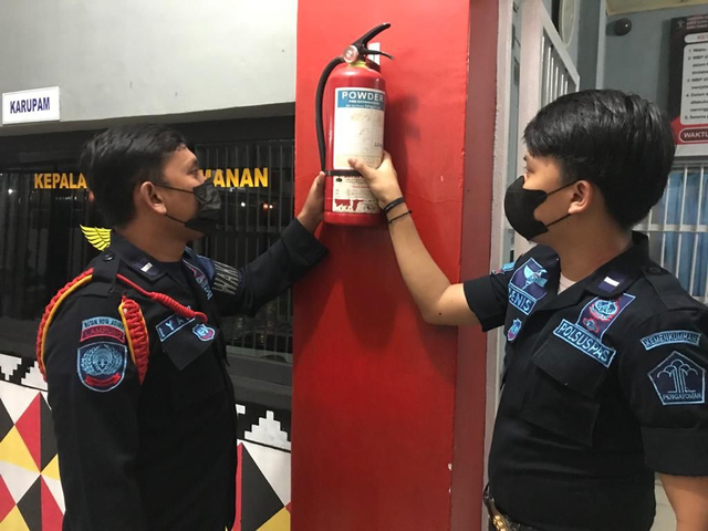 Antisipasi Kebakaran, Rutan Kota Agung Periksa Aliran Listrik