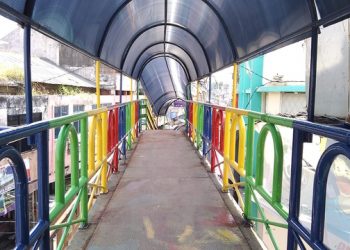 Dicat Ulang, Ini Potret Warna-warni JPO Ramayana Bandar Lampung