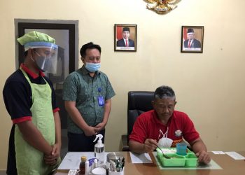 Kalapas Narkotika Bandar Lampung Lakukan Inspeksi Pengelolaan Makanan