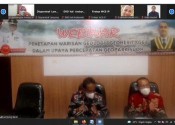 Percepatan Suoh Sebagai Geopark Nasional, Pemkab Lambar Gelar Webinar