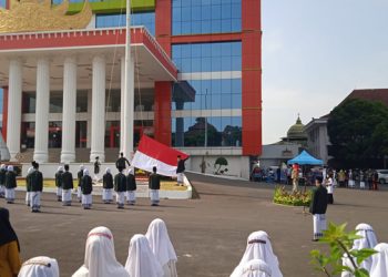 Hari Santri Nasional, Walkot Bandar Lampung Jadi Inspektur Upacara