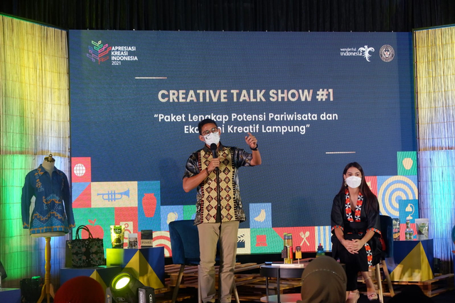 Creative Talk di Lampung, Sandiaga Uno Paparkan 3 Landasan Enterpreneurship