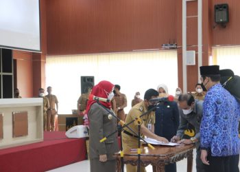 Pemkot Bandar Lampung Ambil Sumpah Jabatan dan Lantik 439 Pejabat Fungsional