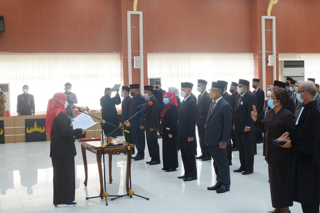 Walkot Bandar Lampung Rolling Pejabat Tinggi Pratama, Berikut Daftar Namanya