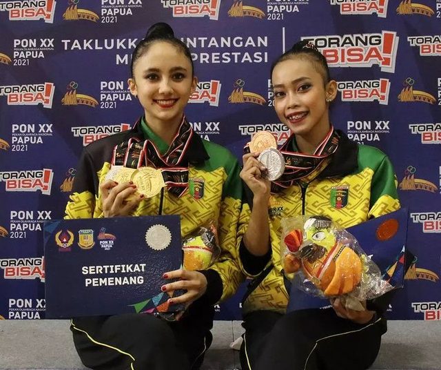 Dua Atlet Senam Ritmik Lampung Sabet 5 Medali di PON XX Papua