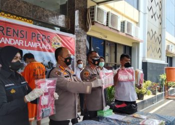 Geledah Indekos di Bandar Lampung, Polisi Amankan 2 Bandar Narkoba