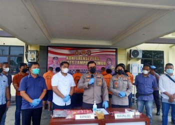 Dalam 2 Bulan, 26 Pencuri dan 15 Penyalahguna Narkotika Diringkus Polres Lamtim