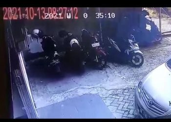 Sedang Terparkir, Motor Milik Karyawan Bank di Bandar Lampung Digasak Maling