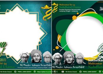 Kumpulan Link Twibbon Meriahkan Muktamar ke-34 NU di Lampung