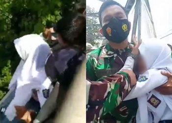 Viral Video Siswi SMA Hendak Melompat dari Jembatan di Lampung Utara