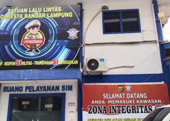 Vaksin Jadi Syarat Tambahan Permohonan Buat SIM di Polresta Bandar Lampung