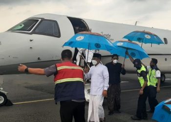 Foto Gus Yahya ke Lokasi Muktamar NU Pakai Jet Pribadi Jadi Sorotan