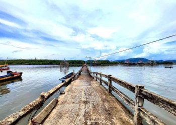 Proyek Senilai Rp 2,4 Miliar Macet, Ini Kondisi Jembatan Pulau Pasaran Lampung