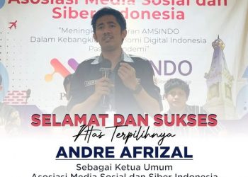 Munas I AMSINDO, Andrie Afrizal Saputra Jadi Ketua Umum Periode 2022-2027