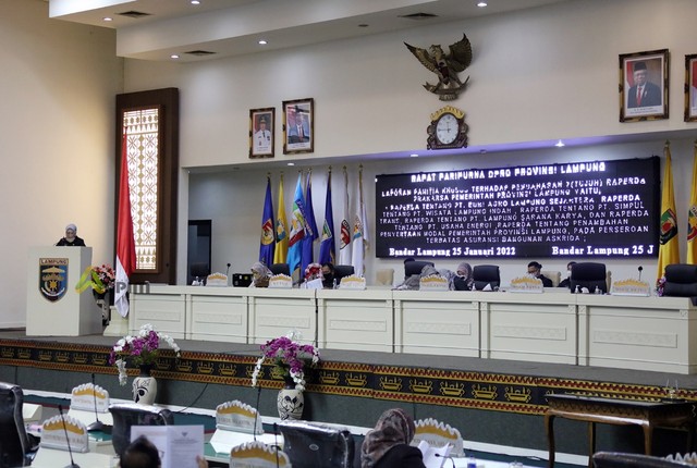 Ini 5 BUMD Dalam Raperda yang Disetujui DPRD Lampung