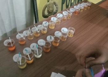 Polisi Periksa Urine Puluhan Pelajar yang Terlibat Tawuran di Bandar Lampung