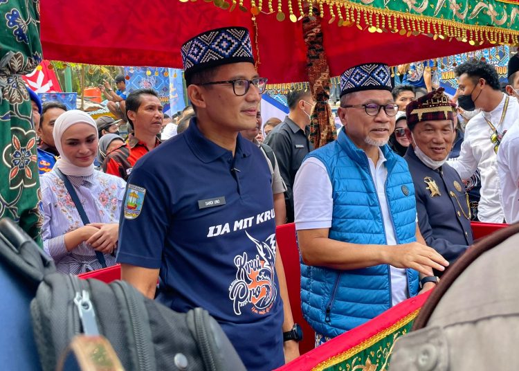 Menteri Pariwisata, Sandiaga Uno Tiba di Pesisir Barat, Lampung
