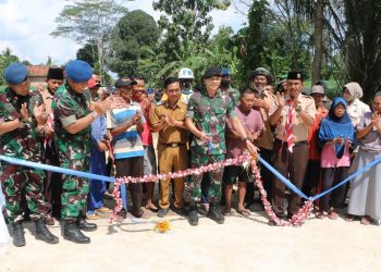 Danlanud BNY Dampingi Waaster Panglima TNI Tutup Serbuan Teritorial TNI
