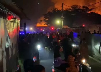 Breaking News: Kebakaran di Kota Karang, Bandar Lampung