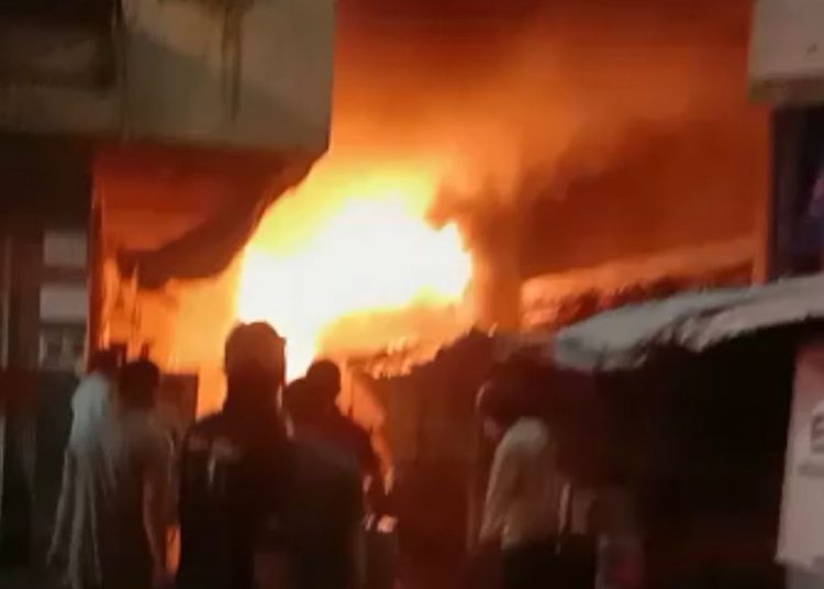 Kebakaran Lagi, 2 Ruko Terbakar di Kota Bandar Lampung