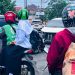 Kecelakaan Mobil Tabrak Mobil di Jalan Hos Cokroaminoto, Kota Bandar Lampung