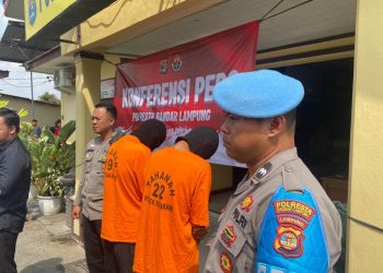 2 Pelaku Aniaya Remaja di Bandar Lampung Ditangkap, 4 Besi Jadi Barang Bukti